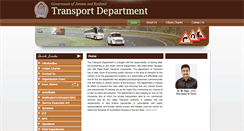 Desktop Screenshot of jktransport.nic.in